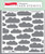 Echo Park Paper Company HS105035 Clouds Stencil