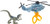 Matchbox Jurassic World Dino Transporters Raptor Copter