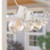Goothy 50Ft G40 Globe LED String Lights Outdoor LED String Lights with 22 Shatterproof Clear Bulbs  2 Spare  Waterproof Hanging Patio String Lights for Party Patio Garden Bistro Backyard -White