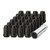 DPAccessories D5245P-2308 24 24 Black 12x1.25 Closed End Spline Tuner Lug Nuts for Aftermarket Wheels Wheel Lug Nut