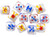 Bulk Pack Board Game Dice 1 Dozen Assorted Large Translucent Fun Dice By Neliblu