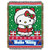 SANRIO Hello Kitty  inchSnow Kitty inch Woven Tapestry Throw Blanket 48 inch x 60 inch Multi Color
