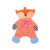 Manhattan Toy Teether Fox Snuggle Blankie Toy