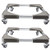 HOZEON 2 Pack Washing Machine Furniture Dolly Telescopic Movable Trolley with 4 Locking Swivel Wheels Adjustable Moving Cart Heavy Duty Stand Base for Refrigerator Dryer 500 lb