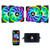 Apevia LP412L-RGB Lunar Pro 120mm Silent Dual-Ring Addressable RGB Color Changing LED Fan for Gaming with Remote Control 28x LEDs  and  8X Anti-Vibration Rubber Pads  4-pk
