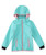 M2C Girls Hooded Fleece Lined Waterproof Windproof Jacket Mint Green 6-7