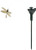 Solar Yard Stake Fluttering Insects, Solar or Battery Powered (Dragonfly)