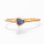 Mini Raw Sapphire Ring Yellow Gold Size 5 September Birthstone14k Gold Filled