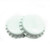 IGOGO 100 PCS Crown Bottle Caps Double Both Sided Colors Craft Linerless 2 sided White