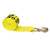 US Cargo Control 4 Inch x 27 Foot Yellow Winch Strap with Grab Hook