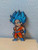 Sprite goku blue - dragonball super - hama beads - pixel art