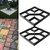 Tengchang Walk Maker 2pcs Stepping Stone Paving Mold Driveway Pavement Mold Patio Concrete Path Maker