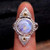 Christmas Special Moonstone Citrine Gemstone Ring 925 Sterling Silver Jewelry Artistic Designer Silver Ring Size Us 7 Christmas Special Moonstone Citrine Gemstone Ring 925 Sterling Silver Jewelry Artistic Designer Silver Ring Size Us 7
