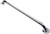Knurled Grab Bar 24 inch L Chrome  1 Each