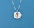 Footprint Charm Women Pendant Necklace in Sterling Silver   Handmade 18 inch Box Chain with 2 inch Extender   Scratch Resistance Jewelry   Elegant Gift for Teens and Girls