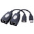 USB 2.0 to RJ45 Lan Extension Extender Adapter Over Cat5/Cat5e /Cat6 Cable