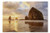 Lantern Press The Sun Sets Behind Haystack Rock in Cannon Beach on The Oregon Coast 9005442  1000 Piece Premium Jigsaw Puzzle for Adults and Family 19x27