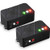 Glaobule Rodent Repellent Ultrasonic for Car Engine Battery Operated Mouse Repellent Indoor Rat Deterrent Get Rid of Mice Auto Rodent Repeller Attic Vehicle Garage Home Pest Control - 2 Pack