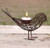 Colonial Tin Works 460100GR Cute Wire Bird Statue Figurine Decoration Tea Light Candle Holder with Feet, Metal, Rustic Primitive Farmhouse Style Decor, Brown Rust Color, 1 Piece black