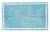 Lacoste Legend 100 percent Cotton Bathroom Rug 20 inch W x 32 inch L Celestial Blue