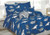 Jenin 3 Piece Twin Size Shark Comforter Set with Bonus Stuffed Dolphin