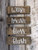 bathroom sign rustic bathroom decor wash brush floss flush
