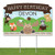 Big Dot of Happiness Personalized Woodland Creatures - Birthday Party Yard Sign Lawn Decorations - Happy Birthday Custom Name Party Yardy Sign