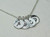 4 Initial Necklace Sterling Silver Monogram Necklace Mothers Necklace Personalized Jewelry Gift for Grandma