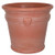 Suncast 18 inch Waterton Resin Flower Planter Pot - Contemporary Weather-Resistant Weathered Terracotta Flower Pot for Indoor and Outdoor Use Home Yard or Garden