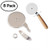 Legacy Woodturning Stainless Steel Pizza Cutter Project Kit 8 Pack