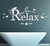 Relax Quote Vinyl Wall Art Sticker Mural Decal. Home Wall Decor Bathroom Bedroom Living room
