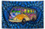 Road Trip Hippie Van Peace 3D Tapestry by Dan Morris 48X72