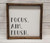 Focus. Aim. Flush Farmhouse sign rustic decor fixer upper style bathroom decor art kid or master bathroom wash your hands