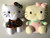 WEIGHTED PLUSH HELLO KITTY with 3 lbs sensory toy - kitten washable weighted buddy