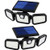 Solar Lights Outdoor Motion Sensor Light 74LED Solar Lights IP65 Waterproof Security Solar Powered Flood Lights 3 Work Modes 3 Adjustable Heads 270 Wide Angle Illumination for Garage Yard Porch
