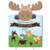 Big Dot of Happiness Custom Woodland Creatures - Party Decorations - Birthday Party or Baby Shower Personalized Welcome Yard Sign