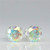 Opalescent Topaz Gemstone 5mm Sterling Silver Stud Earrings