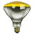 Sunlite 100BR38/FL/Y/3 Incandescent 100-Watt, Medium Based, BR38 Reflector Colored Bulb, Yellow