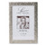 Lawrence Frames Shimmer Metal Picture Frame, 4 by 6-Inch, Silver