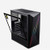 GOLDEN FIELD P3 ATX Micro ATX ITX Computer Gaming PC Case with RGB Strip Front Panel Snap-in Tempered Glass Door Design Side Panel