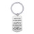 UINKE Stainless Steel Side by Side Or Miles Apart Sisters Close at Heart Sisters Keychain Key Ring BFF Friendship Gifts