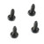 BisLinks Black Set of Screws  4pcs  Replacement Part Tools for Sony Playstation 4 PS4