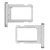 BisLinks Replacement for iPad Pro 12.9 inch Silver Nano Sim Card Tray Holder Slot Part 2015
