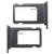 BisLinks for iPhone 8 Plus Nano Sim Card Tray Holder Slot Replacement Part Matte Black
