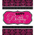 Amscan Fancy Black  and  Pink Small Party Decor Black and Pink Loot Bags 9.5 inch x 8 inch