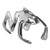 Starlit Fashion Women Frog Ear Cuff Clip No Piercing Earrings Punk Jewelry Birthday Gift Silver