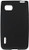 MYBAT Soft Skin Cover for LG Optimus F3 MS659 - Carrying Case - Retail Packaging - Solid Black