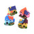 qsbai Mini Fairy Garden Miniature Resin Thatched House Micro Dollhouse Ornament Decor Random Color