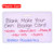 Blank Plastic Horizontal Make Your Own Badge ID Card Pocket Reference Guide