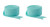 Crepe Streamer 2 Pack Bulk Bundle Saver  Robin Egg Blue 162 Feet